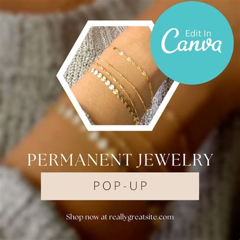 Permanent Jewelry Advertising Etsy