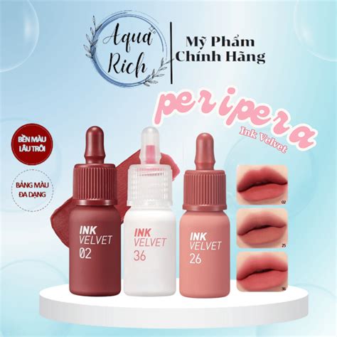 Full M U Son Kem L Ink Peripera Velvet Nude Si U L