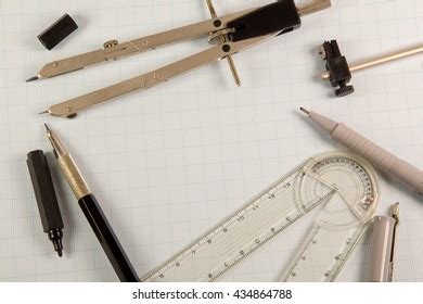 Architect Drawing Tools Stock Photo 434864788 | Shutterstock