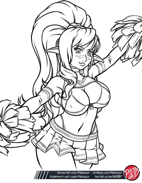 Cheerleader Elf Nature By Predaguy Hentai Foundry