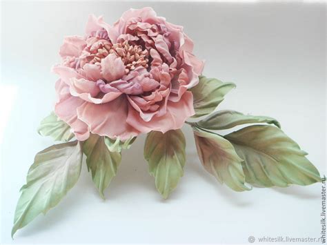 Роза из шелка Nude Большая корсажная роза Шелковые цветы в интернет магазине на Ярмарке