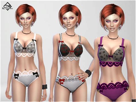 The Sims Resource Romantic Time Lingerie