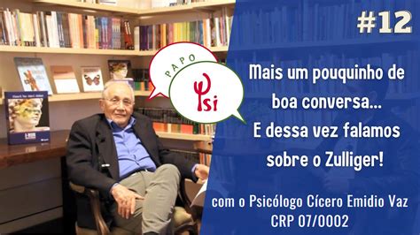 TESTE DE ZULLIGER O AUTOR E PSICÓLOGO DR CÍCERO EMIDIO VAZ Papo