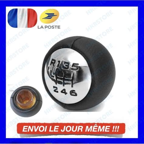 Pommeau Levier Vitesse 6 Pour CITROEN PEUGEOT C3 C4 307 308 3008 407