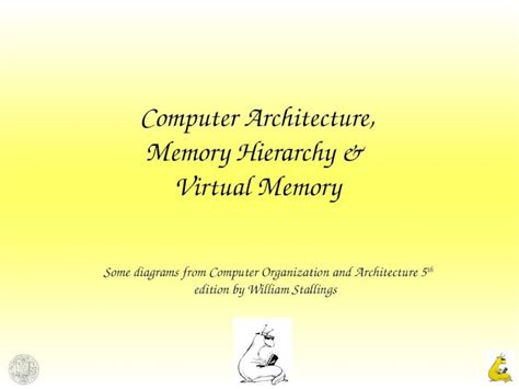 Ppt Computer Architecture Memory Hierarchy Virtual Memory Some