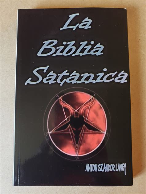 La Biblia Satanica Autor Anton Szandor Lavey Libro Nuevo Etsy