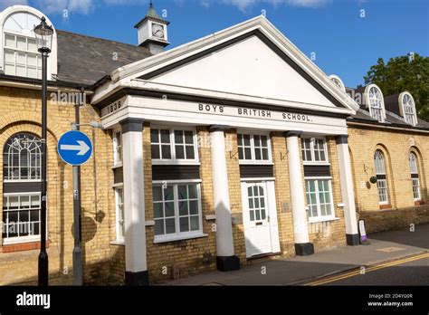 Historic Building Dated 1828 Boys British School Saffron Walden