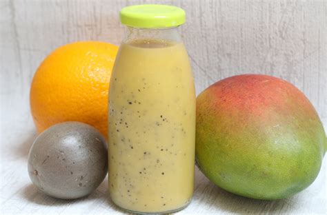 Mango Maracuja Smoothie Mit Chia Just Be Healthy