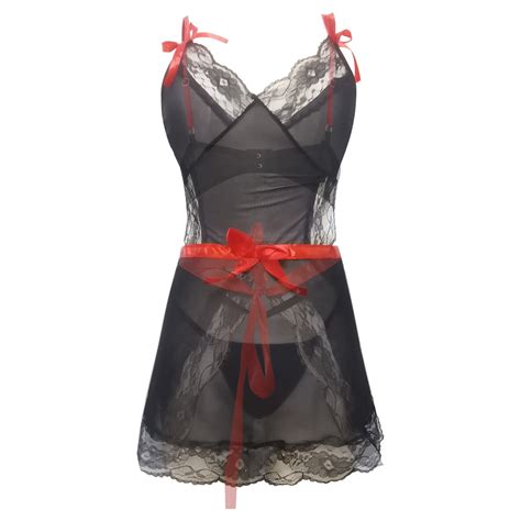 Gwaabd Corset Lingerie For Women Naughty Lingerie Sleepwear Lace Women G String Dress Underwear