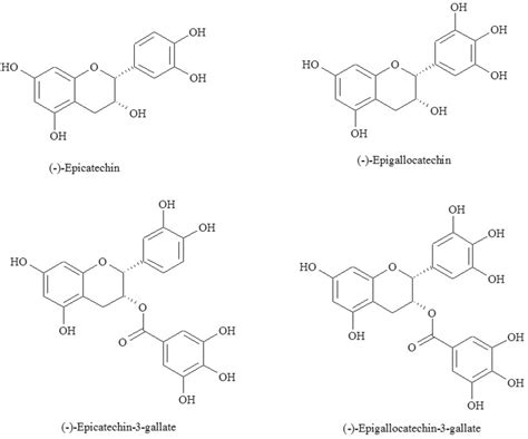 Chemical Structure Of Tea Catechins Epicatechin Download