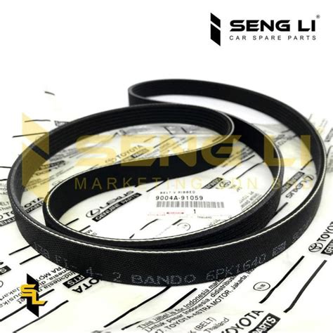 TOYOTA AVANZA 1.5CC-GENUINE 6PK1640-ALTERNATOR FAN BELT/ AIR COND BELT ...