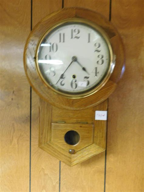 Lot Oak Regulator Clock