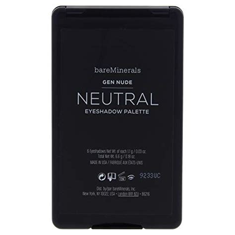 Bare Escentuals Gen Nude Eyeshadow Palette For Women Neutral 0 18 Oz Pricepulse