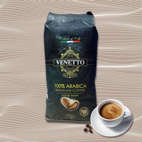 Кофе в зернах Venetto 100% Arabic - купить с доставкой по выгодным ...
