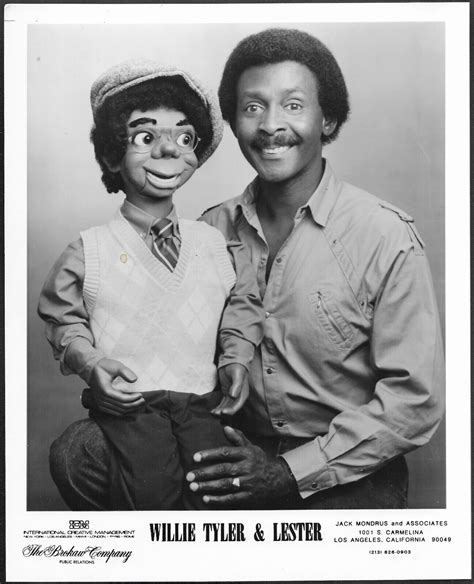 Willie Tyler And Lester Original 1980s Agency Promo Photo Ventriloquist