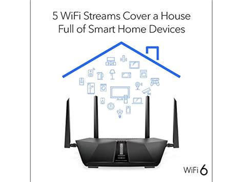 Netgear Rax43 Nighthawk 5 Stream Ax5 Wifi 6 Router