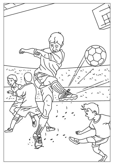 Desenho Para Pintar Futebol - Desenhos de Futebol para Colorir e Pintar - Tudo Para Colorir