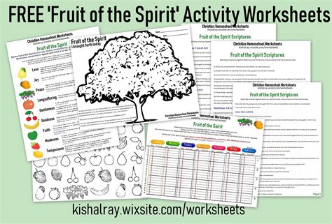 Fruits Of The Holy Spirit Worksheets Teacher Made Worksheets Library