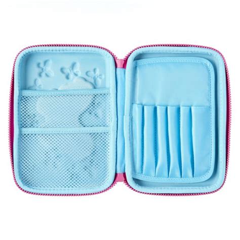 SMIGGLE Mirror Hardtop Pencil Case Blue Rose S Treats