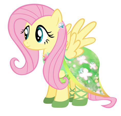 Fluttershy - The Mane Dress Project by KibbieTheGreat.deviantart.com on ...