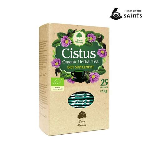 Cistus Organic Herbal Tea 1.76oz (25x2g) – Herbs of The Saints