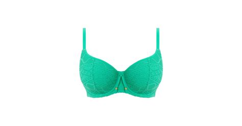 Freya Freya Bikini Top wattiert für Damen grün F
