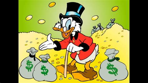 Скрудж Макдак с деньгами эскиз (Много фото) - drawpics.ru