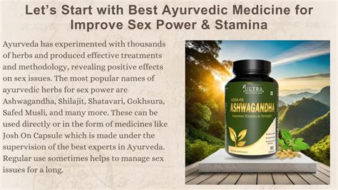 Ppt Best Ayurvedic Medicine For Sex Power To Last Longer In Bed Powerpoint Presentation Id