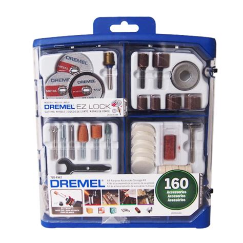 Kit 160 Acessórios 710 Micro Retífica Para Uso Geral Dremel 26150710AK