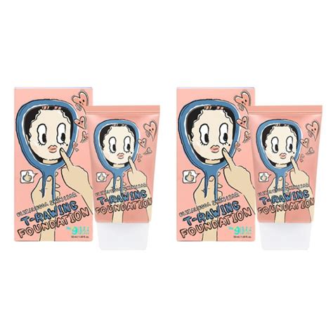 Elizavecca Тональный крем, Skin Liar, T-Rawing Foundation, SPF50+, PA ...