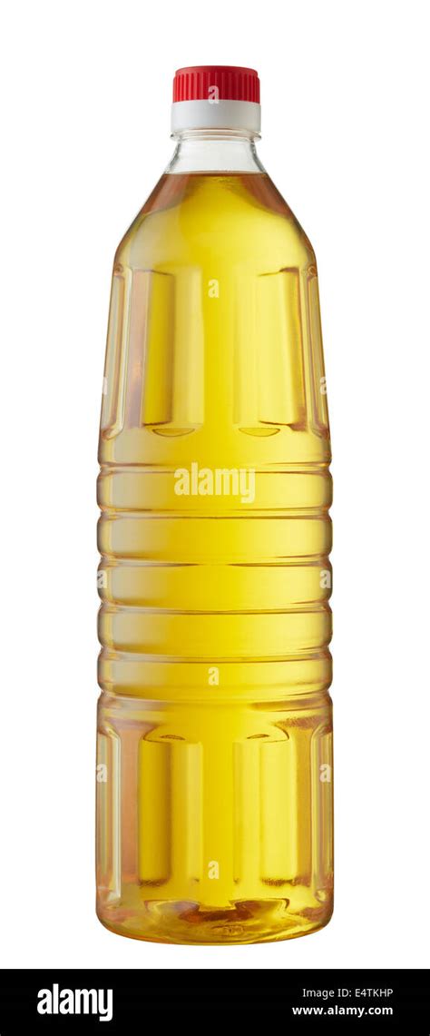 Bottle Of Cooking Oil Isolated On White Stock Photo Alamy