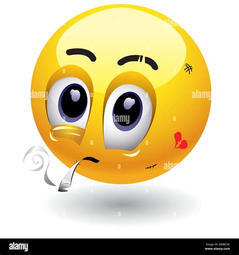 Emoticon Smiley Yellow Disappointed Immagini Vettoriali Stock Alamy