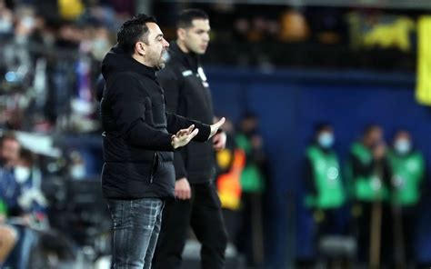 How Xavi reacted to FC Barcelona's three goals against Villarreal