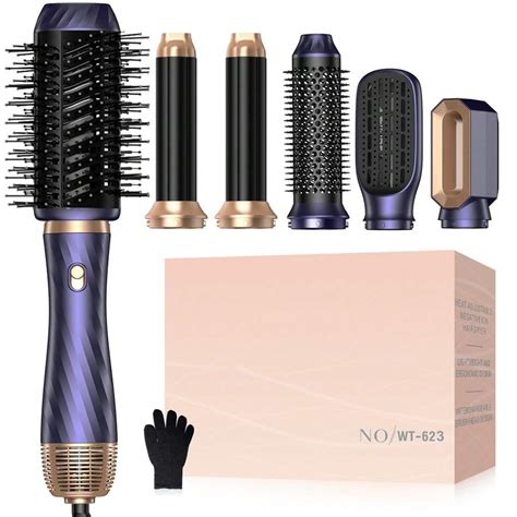 Okwrap Upgrade Negative Ionic In Hair Dryer W High Speed Hot Air Brush Air Wrap Hair