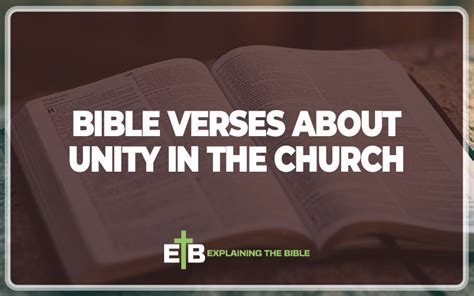 30 Important Bible Verses About Unity In The Church Explaining The Bible