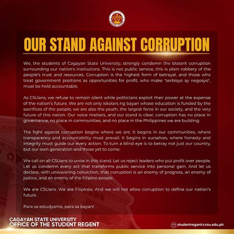 Office - 𝗢𝗨𝗥 𝗦𝗧𝗔𝗡𝗗 𝗔𝗚𝗔𝗜𝗡𝗦𝗧 𝗖𝗢𝗥𝗥𝗨𝗣𝗧𝗜𝗢𝗡. Join us as we rise and make our