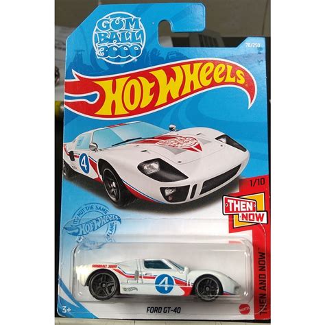 Hot Wheels Ford Gt Gum Ball Then And Now Shopee Brasil
