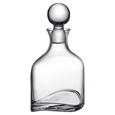 Nude Glass Arch Modern Classic Clear Whiskey Bottle Kathy Kuo Home