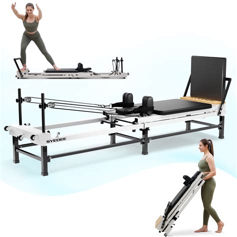 syedee foldable pilates reformer machine balanced body pilates