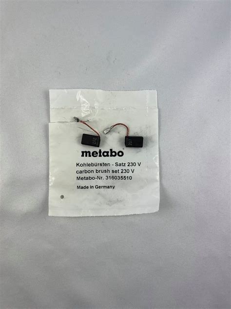 metabo Bohrmaschine METABO Kohlebürsten 316035510, (Kohlebürsten)