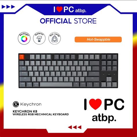 Keychron K Wireless Mechanical Keyboard Tenkeyless Wired Bluetooth Rgb Gateron Hot Swap