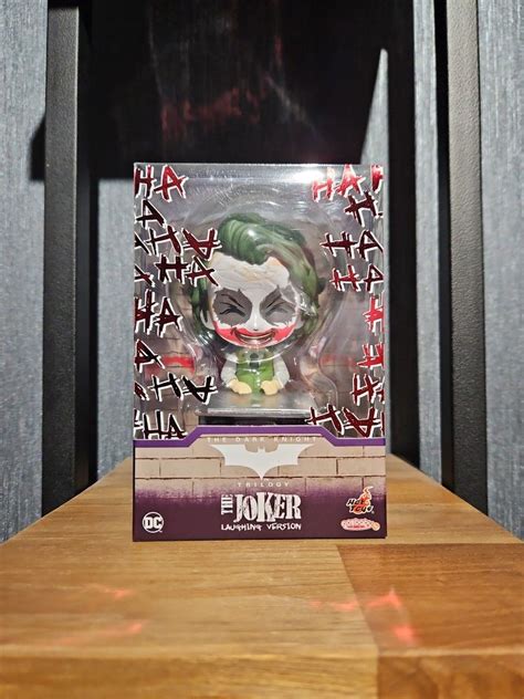 Hot Toys Batman The Dark Knight Trilogy The Joker Laughing Version Cosbaby MISB Hobbies Toys
