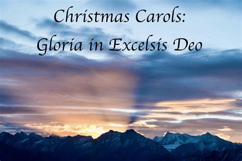 Gloria In Excelsis Deo Christmas
