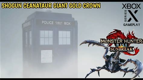 Monster Hunter Rise Sunbreak Shogun Ceanataur Giant Gold Crown