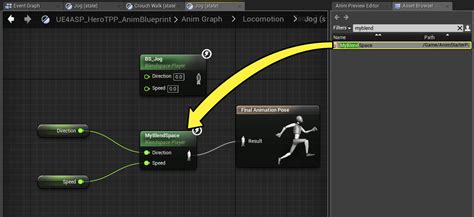 Locomotion Based Blending Unreal Engine Documentation