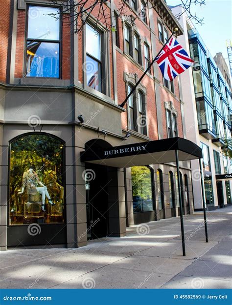 Burberry, Boston, MA. editorial stock image. Image of boston - 45582569