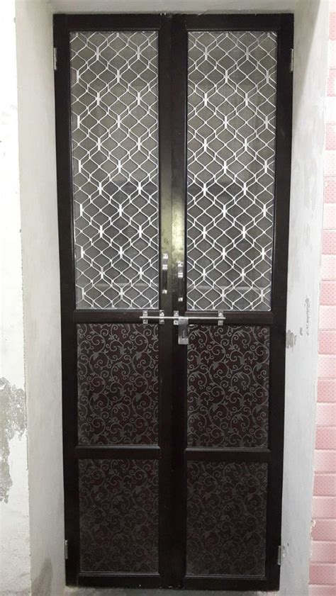 Powder Coated Aluminium Grill Door For Home Thickness Mm At Rs