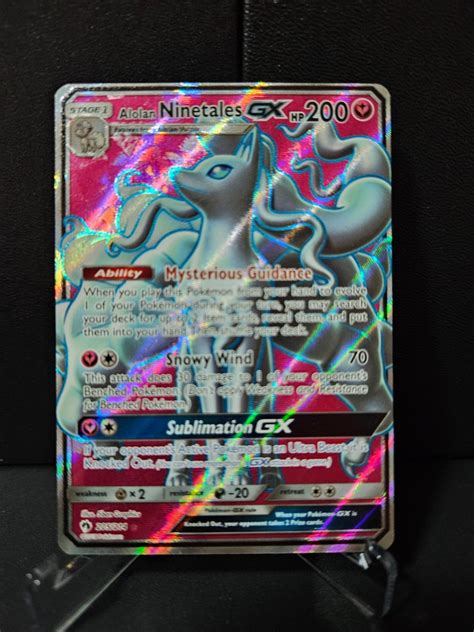 Alolan Ninetales Gx 205214 Hobbies And Toys Toys And Games On Carousell