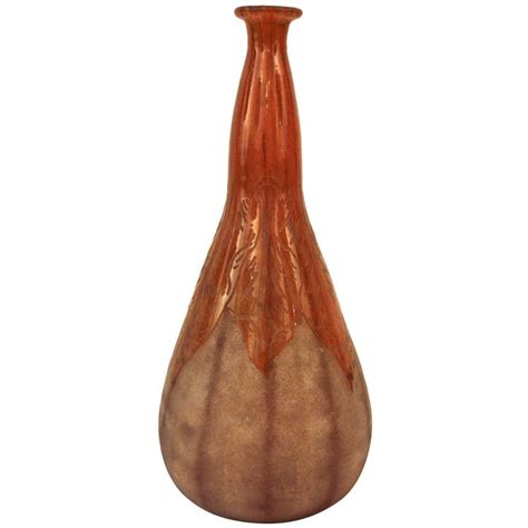 French Art Deco Cameo Glass Vase For Sale At 1stdibs