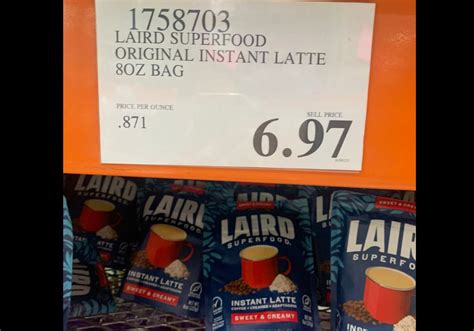 Laird Superfood Instant Latte Costco